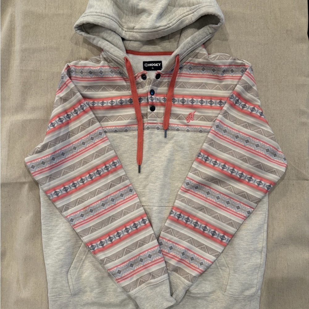 Hooey Women’s Hoodie Sweatshirt Size XL Western Cowgirl Casual